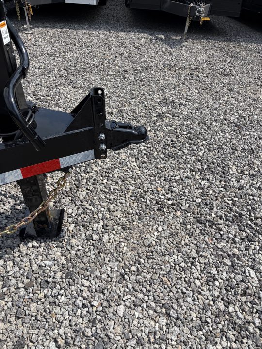 New 2026 Triple Crown 7X20 Equipment Trailer, 5' Swing Up Ramps, Beavertail, Removable Fender, 16K GVWR