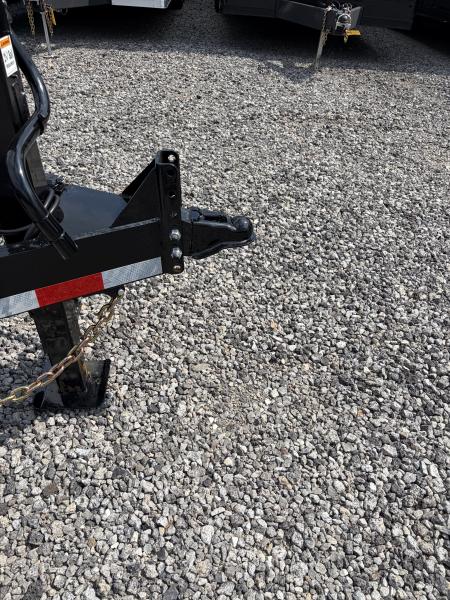 New 2026 Triple Crown 7X20 Equipment Trailer, 5' Swing Up Ramps, Beavertail, Removable Fender, 16K GVWR
