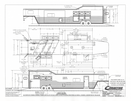 New 2027 Cimarron Trailers Norstar 3 Horse LQ Horse Trailer