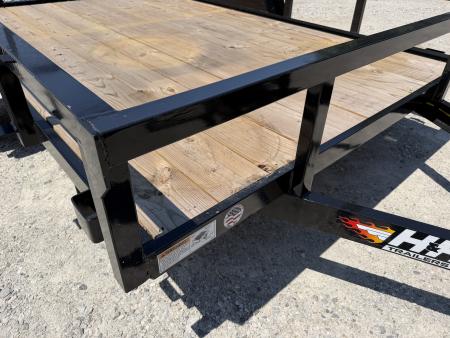New 2026 H&H Trailers 76X10 Utility Trailer 3.5K GVWR