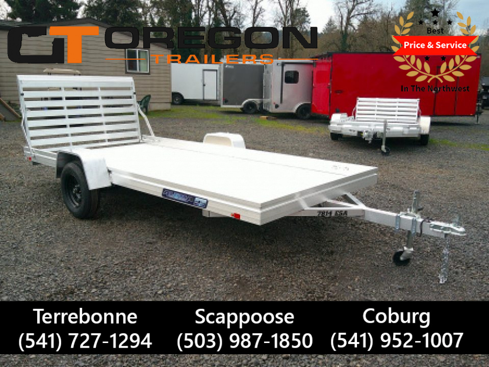 New 2027 Aluma 6.6x14 3k Utility Trailer