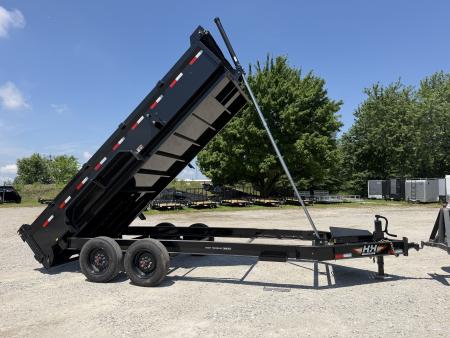 New 2026 H&H Trailers 83X16 Dump Trailer 16K GVWR Telescopic Lift