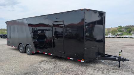 New 2027 Homesteader 8.5 x 28 HD SERIES Intrepid Car Hauler w/ Ramp (14K GVW)