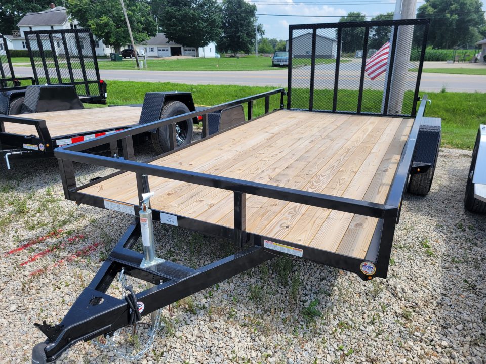 New 2026 Sure-Trac 7x14 Tube Top 3k Utility Trailer