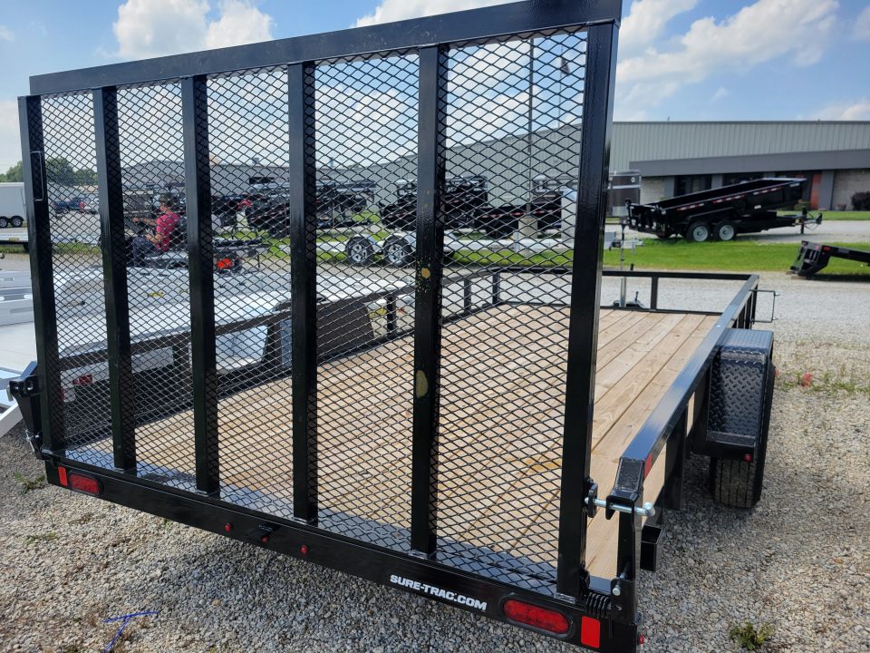 New 2026 Sure-Trac 7x14 Tube Top 3k Utility Trailer