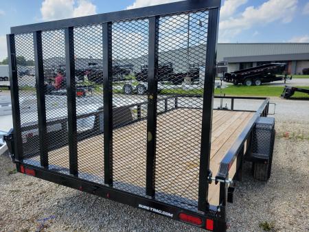 New 2026 Sure-Trac 7x14 Tube Top 3k Utility Trailer