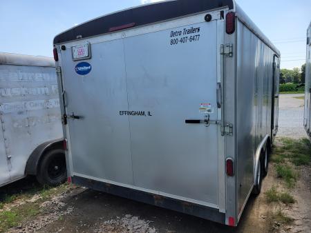 Used 2015 United Trailers 8.5x18 Cargo / Enclosed Trailer