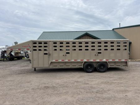 New 2026 Eagle X 7x24 Livestock Trailer