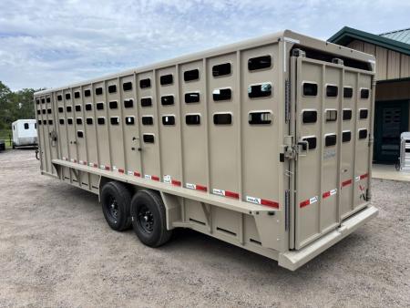 New 2026 Eagle X 7x24 Livestock Trailer
