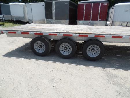 New 2025 ALCOM Brand New ALUMINUM FRAME 15,600 GVWR FLAT DECK Equipment Trailer