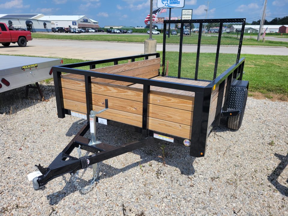 New 2026 Sure-Trac 6x10 Tube Top Three board 3k Utility Trailer