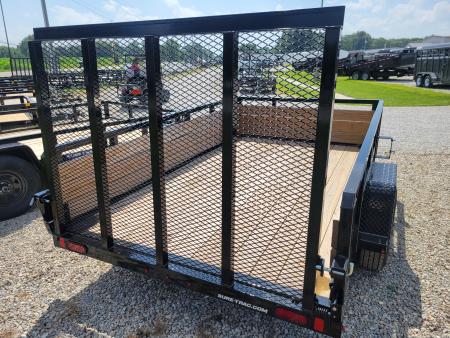 New 2026 Sure-Trac 6x10 Tube Top Three board 3k Utility Trailer