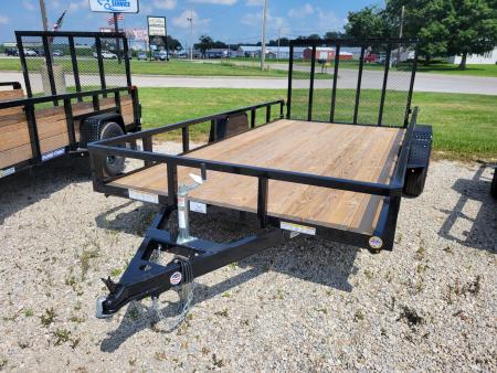 New 2026 Sure-Trac 7x14 Tube Top 3k Utility Trailer
