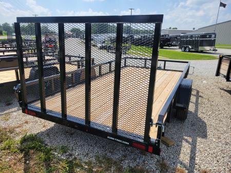 New 2026 Sure-Trac 7x14 Tube Top 3k Utility Trailer