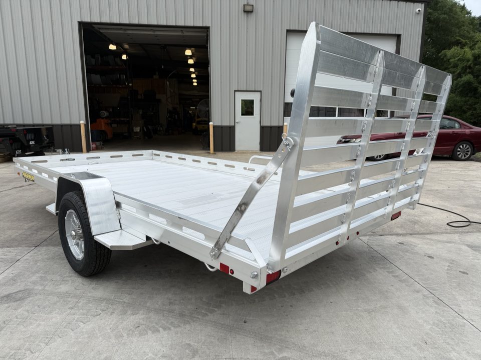 New 2027 ALUMA 8014 Utility w/ Tailgate 4.4K Torsion Axle