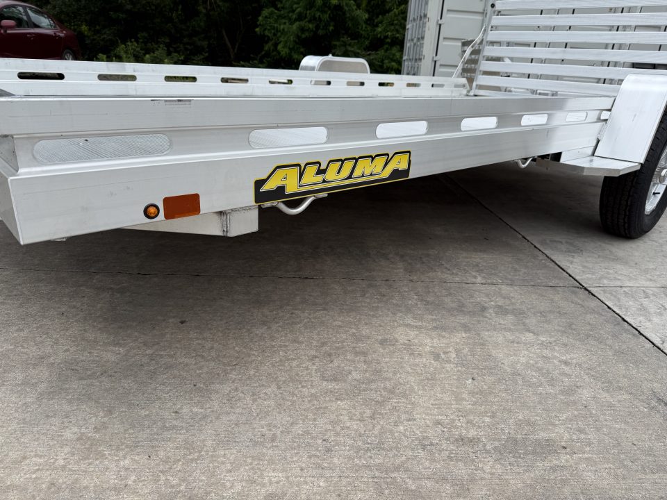 New 2027 ALUMA 8014 Utility w/ Tailgate 4.4K Torsion Axle