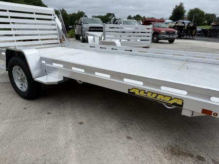 New 2027 ALUMA 8014 Utility w/ Tailgate 4.4K Torsion Axle