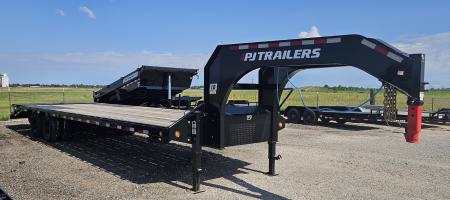 New 2027 PJ Trailers 102" X 32' Low-Pro/ 12K Axles & 14Ply Tires Flatbed Trailer
