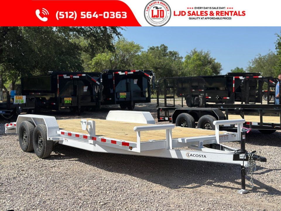 New 2026 Lacosta - 83  x 20' - Car Hauler Trailer - 7k GVWR - SIR