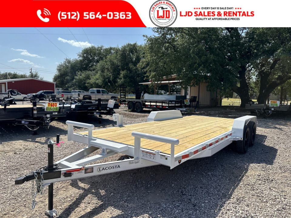 New 2026 Lacosta - 83" x 20' - Car Hauler Trailer - 7k GVWR - SIR