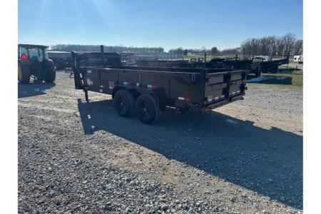 New 2026 Big Tex Trailers 83x14 Tandem 15.9K GN Telescopic Dump w/ 2' Sides