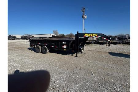 New 2026 Big Tex Trailers 83x14 Tandem 15.9K GN Telescopic Dump w/ 2' Sides