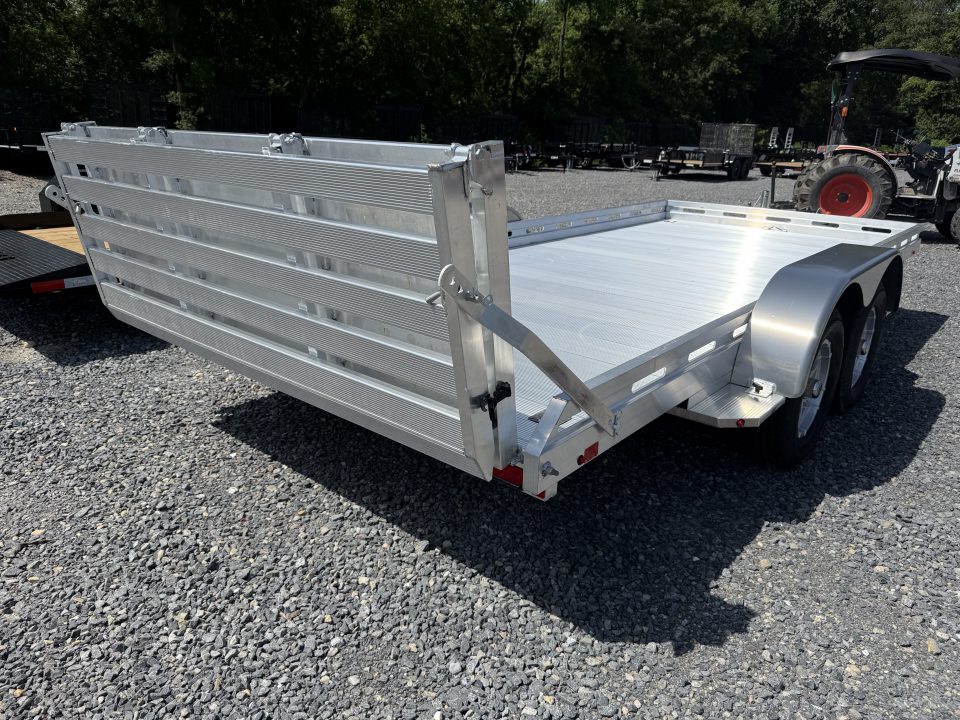 New 2027 ALUMA 8016 Tandem Axle w/ Bi-Fold Tailgate