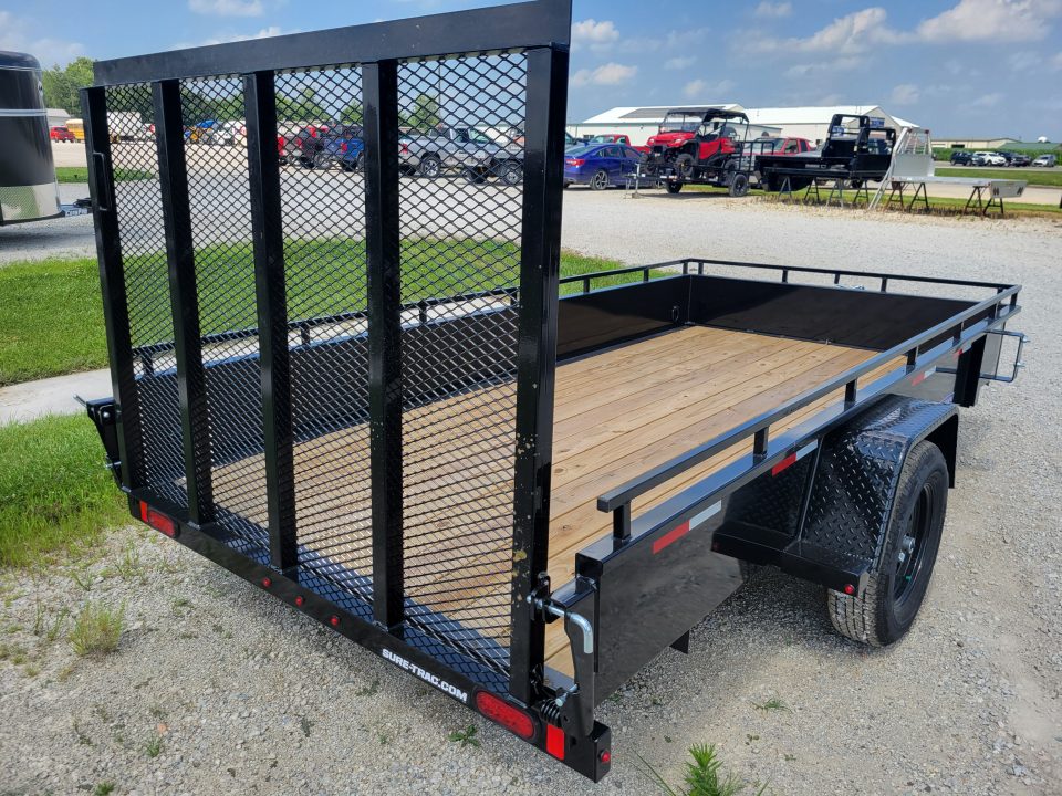 New 2026 Sure-Trac 6x12 Steel High Side 3k Utility Trailer