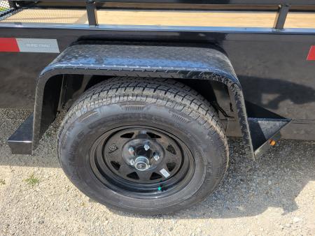 New 2026 Sure-Trac 6x12 Steel High Side 3k Utility Trailer