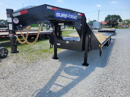 New 2026 Sure-Trac 8x22+10 HD low Profile Deckover Gooseneck Trailer