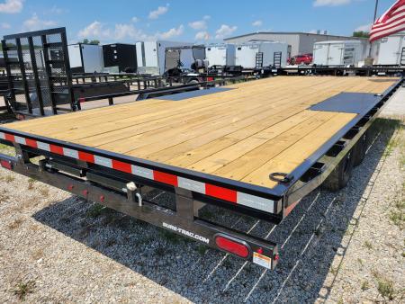 New 2026 Sure-Trac 8.5x20 Low Profile Deckover Flatbed 10k Deckover Trailer