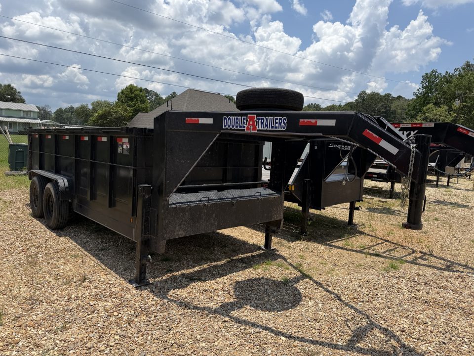 Used 2024 Double A USED 83"x16'ft Dump Trailer