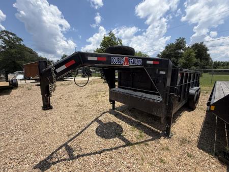 Used 2024 Double A USED 83"x16'ft Dump Trailer