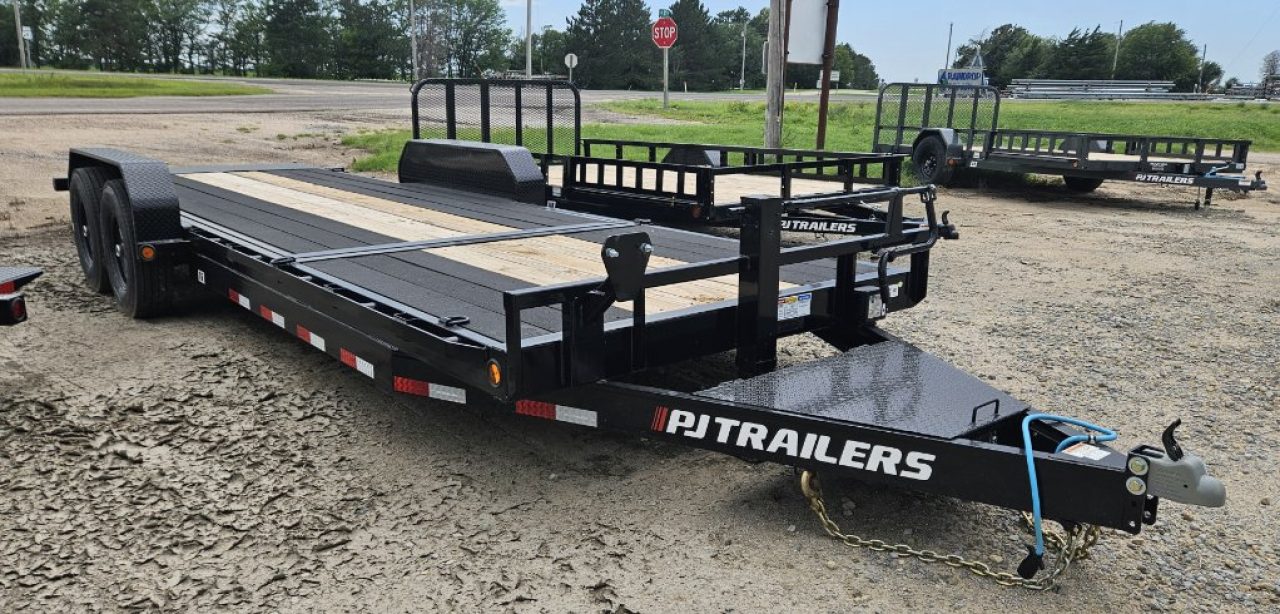 New 2027 PJ Trailers 83" x 22' 6" Channel Equipment Tilt (T6) Trailer