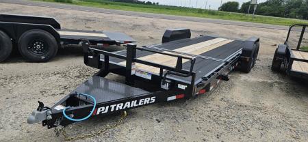 New 2027 PJ Trailers 83" x 22' 6" Channel Equipment Tilt (T6) Trailer