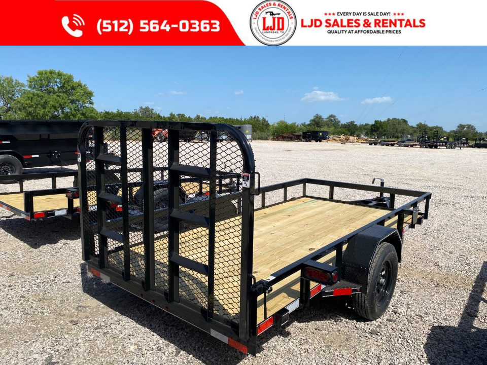 New 2026 Lacosta - 6 x 12 - Utility Trailer -- 4' Gate - 3500 GVWR