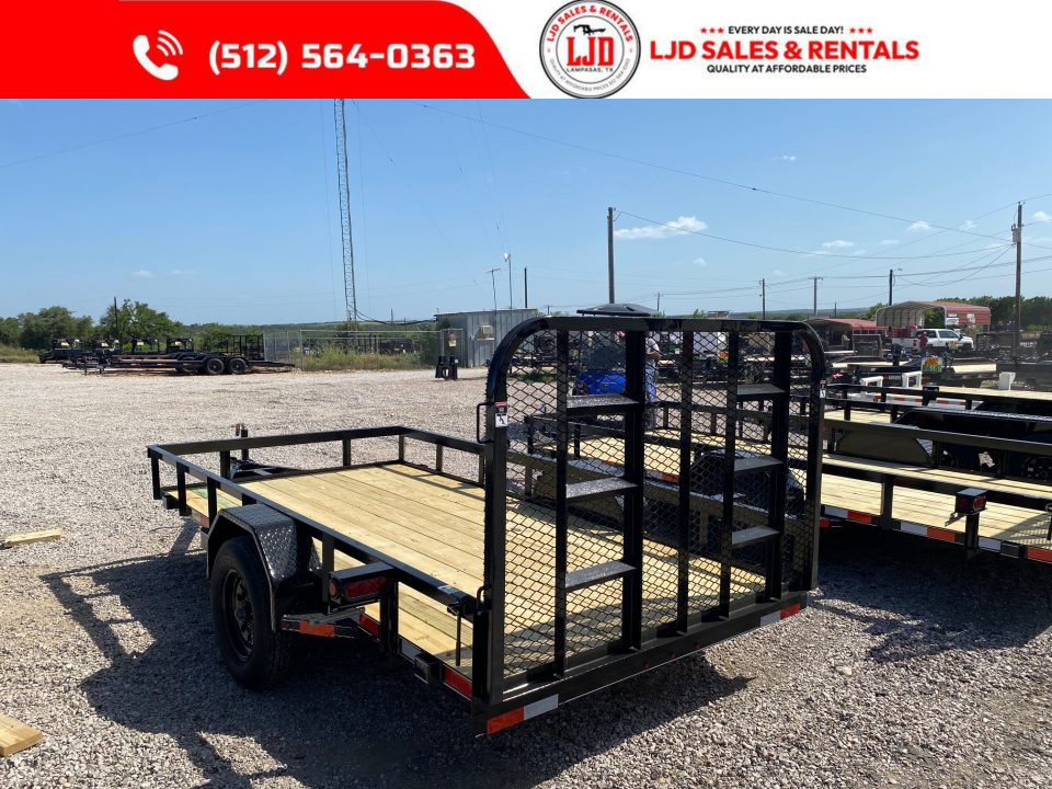 New 2026 Lacosta - 6 x 12 - Utility Trailer -- 4' Gate - 3500 GVWR
