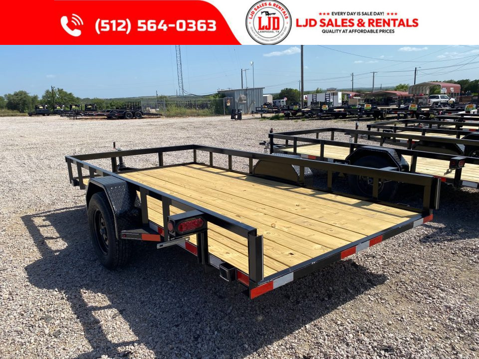 New 2026 Lacosta - 6 x 12 - Utility Trailer -- 4' Gate - 3500 GVWR