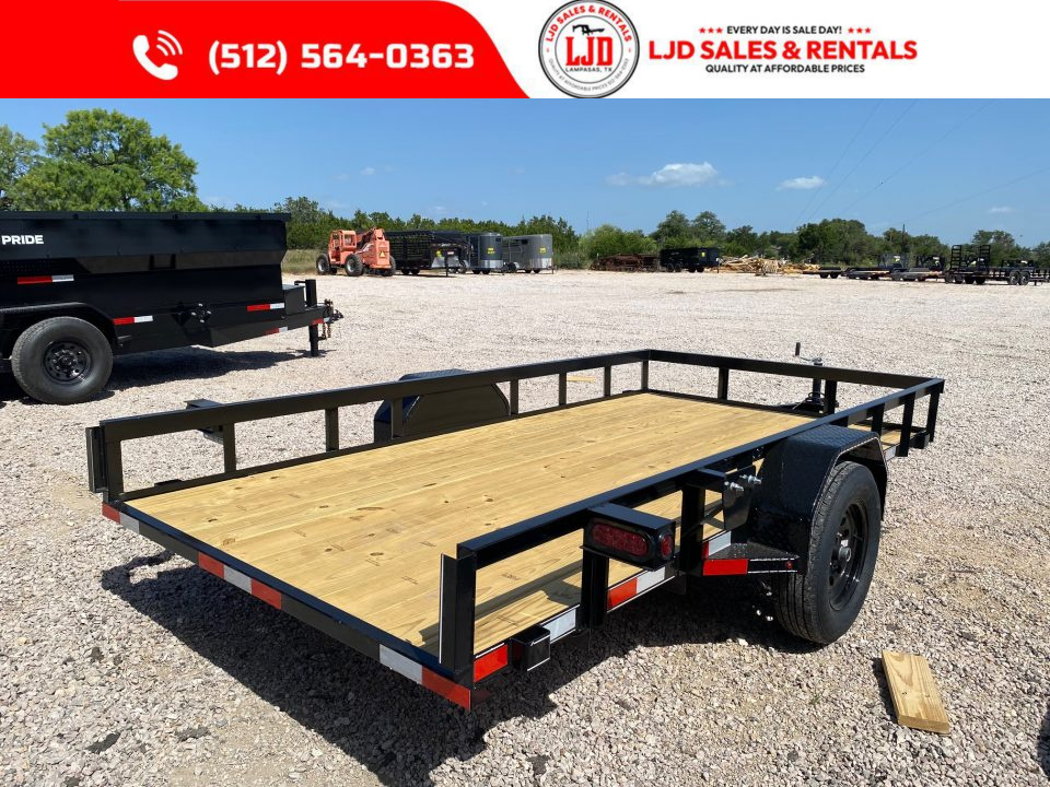 New 2026 Lacosta - 6 x 12 - Utility Trailer -- 4' Gate - 3500 GVWR