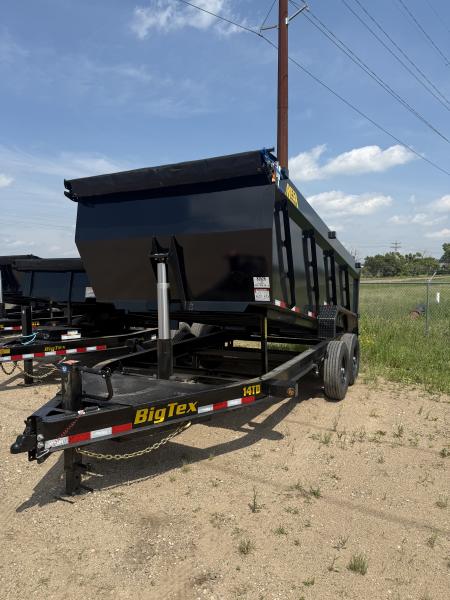 New 2026 Big Tex Trailers 14TD-16C4A-BK Dump Trailer 4ft Sides