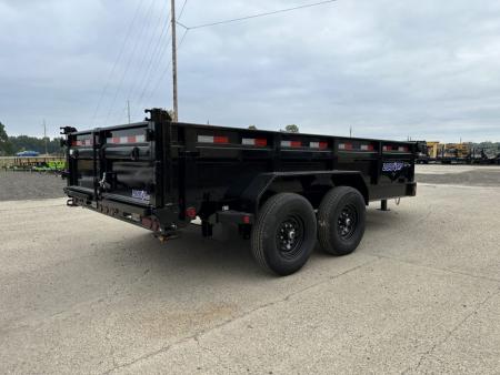 New 2026 Load Trail 83x14 Low-Pro 14k w/2 Ft Sides & 7ga Floor Dump Trailer