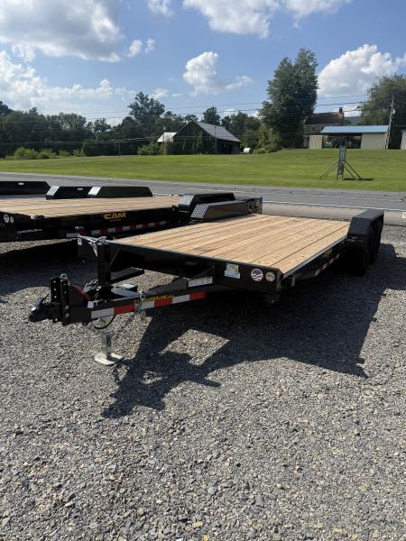 New 2026 CAM Superline - 18' Car Hauler - BLACK - Removable Fenders