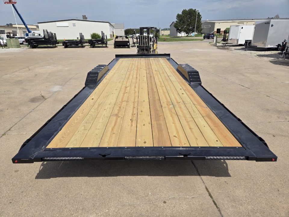New 2026 H&H Trailers 82x24 Electric Tilt Speed Loader Car Hauler 14K Equipment Trailer