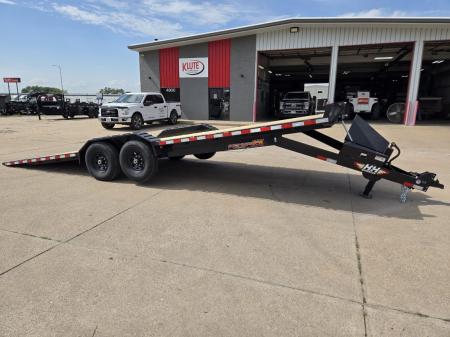 New 2026 H&H Trailers 82x24 Electric Tilt Speed Loader Car Hauler 14K Equipment Trailer