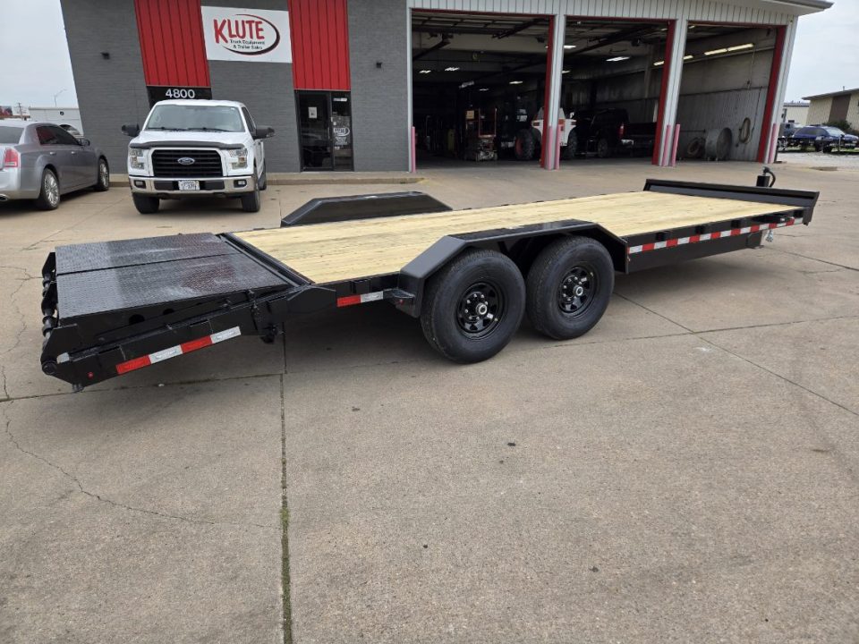 New 2026 H&H Trailers 82x18+4 Super Deluxe Ramp Industrial Equipment Trailer 14K Equipment Trailer