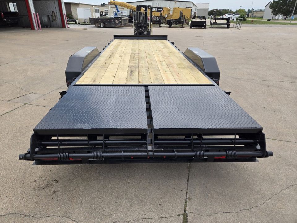 New 2026 H&H Trailers 82x18+4 Super Deluxe Ramp Industrial Equipment Trailer 14K Equipment Trailer