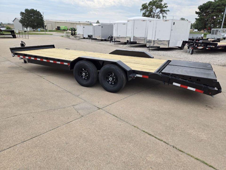 New 2026 H&H Trailers 82x18+4 Super Deluxe Ramp Industrial Equipment Trailer 14K Equipment Trailer