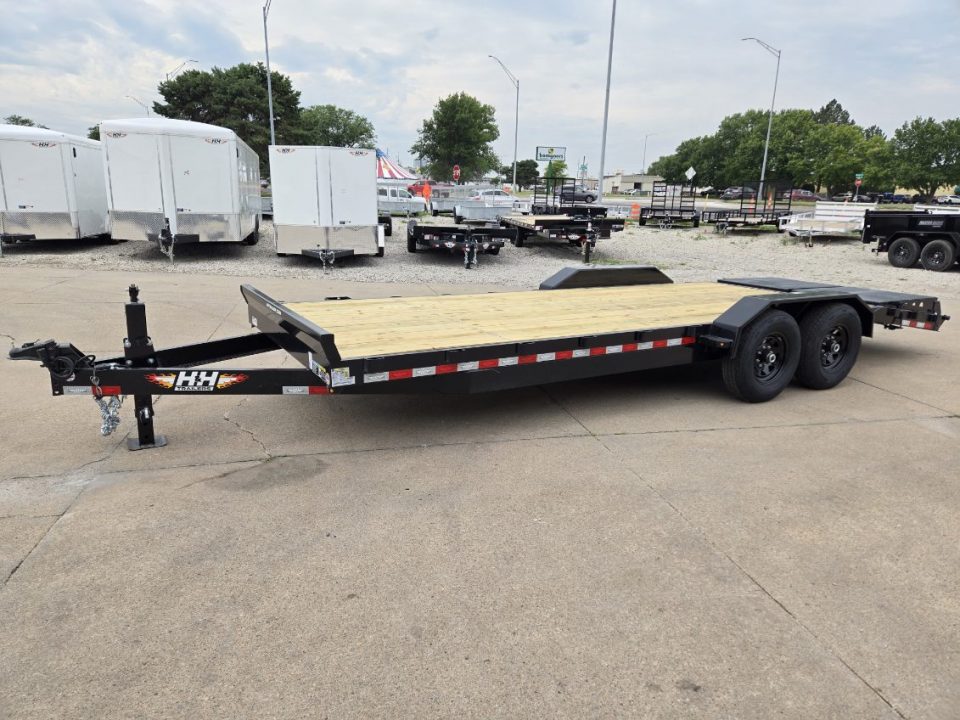 New 2026 H&H Trailers 82x18+4 Super Deluxe Ramp Industrial Equipment Trailer 14K Equipment Trailer