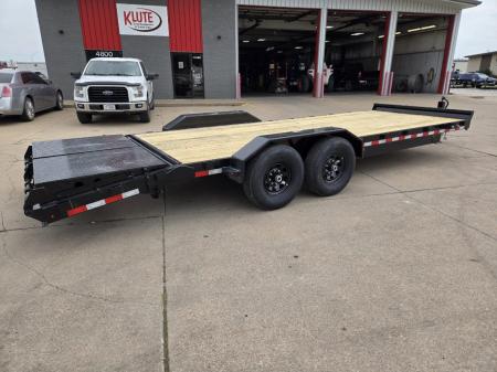 New 2026 H&H Trailers 82x18+4 Super Deluxe Ramp Industrial Equipment Trailer 14K Equipment Trailer