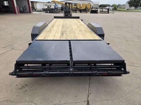 New 2026 H&H Trailers 82x18+4 Super Deluxe Ramp Industrial Equipment Trailer 14K Equipment Trailer